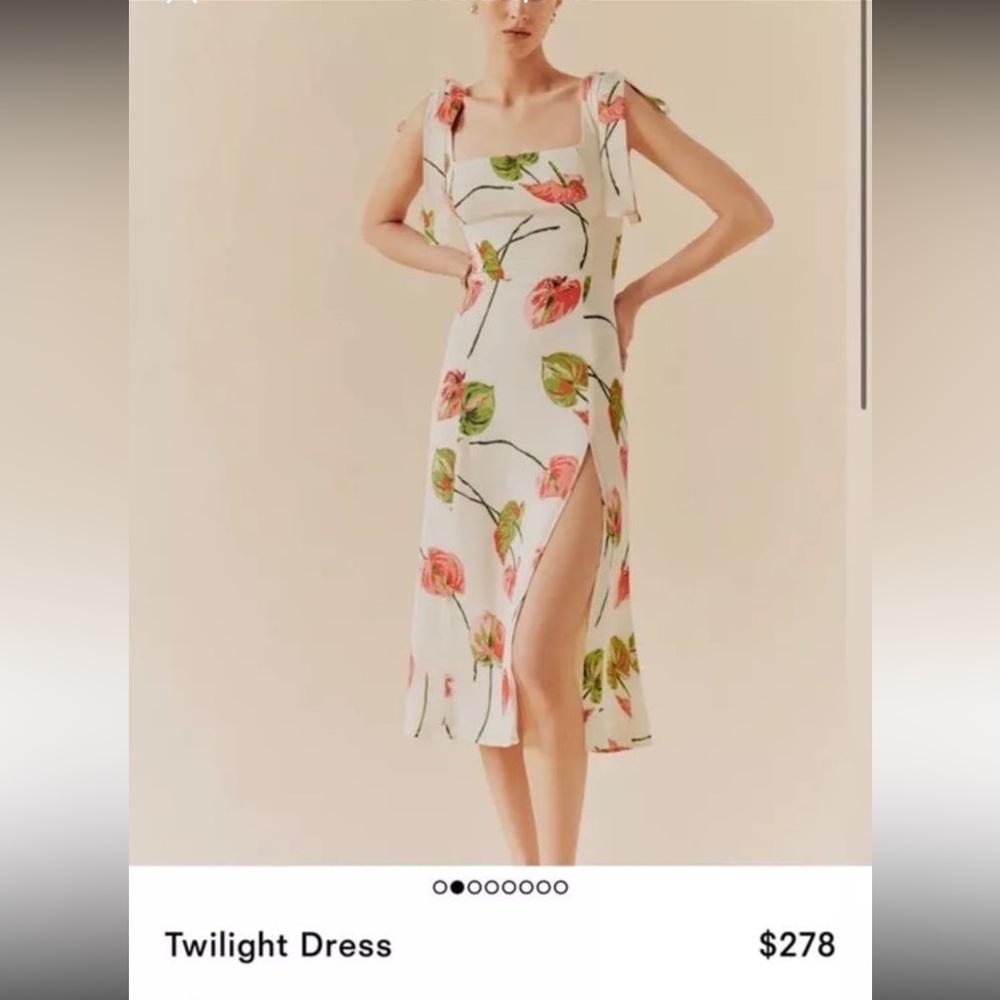 NWT Reformation twlight dress cava